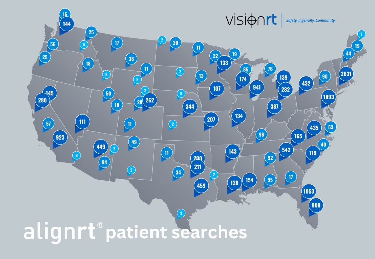 map of patient searches